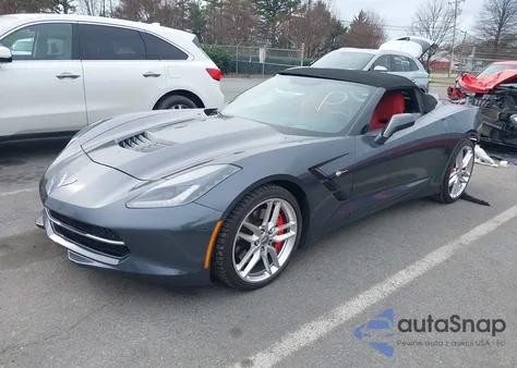 2014 Chevrolet Corvette Stingray Z51 z USA, uszkodzony, nr VIN 1G1YJ3D70E5113586